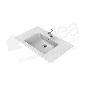 Turkuaz Ibiza Etajerli 81 cm Lavabo