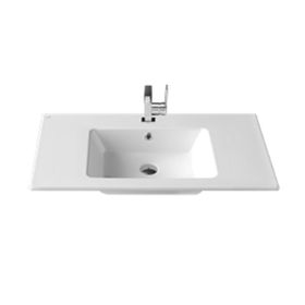 Turkuaz Ibiza Etajerli 91 cm Lavabo