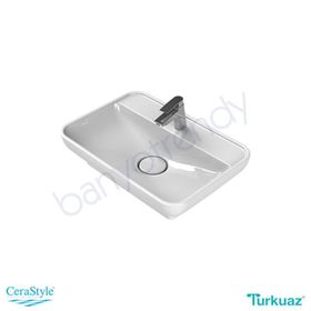 Turkuaz Lal Tezgah Üstü 60 cm Lavabo