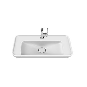 Turkuaz Lal Tezgah Üstü 80 cm Lavabo