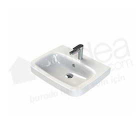 Turkuaz Noura Etajerli Dar 60 cm Lavabo