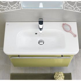 Turkuaz Noura Etajerli Dar 80 cm Lavabo