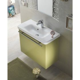 Turkuaz Noura Etajerli Dar 80 cm Lavabo