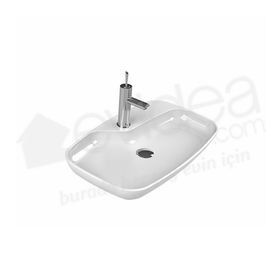 Turkuaz Nova Tezgah Üstü 70 cm Lavabo