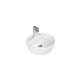 Turkuaz One 42 cm Tezgah Üstü Delikli Lavabo