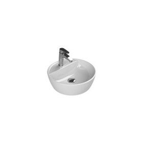 Turkuaz One 42 cm Tezgah Üstü Delikli Lavabo