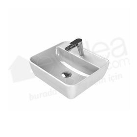 Turkuaz One Tezgah Üstü 46 cm Lavabo