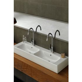 Turkuaz Pinto Çift Gözlü 150 cm Lavabo