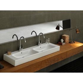 Turkuaz Pinto Çift Gözlü 150 cm Lavabo