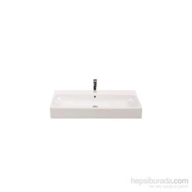 Turkuaz Pinto Etajerli 100 cm Lavabo