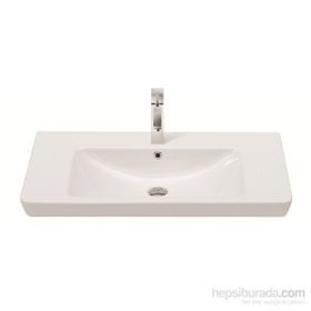 Turkuaz Porto Etajerli 85 cm Lavabo