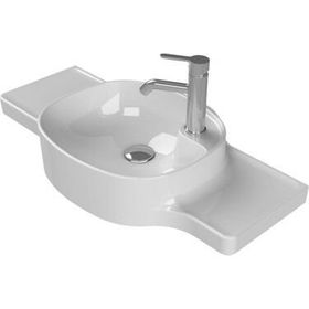 Turkuaz Seramik 100x37.5 cm Cerastyle Harmony Etajerli Lavabo