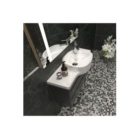 Turkuaz Seramik 100x37.5 cm Cerastyle Harmony Etajerli Lavabo