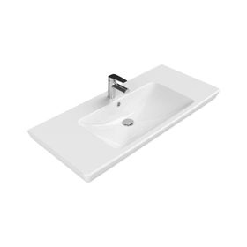 Turkuaz Seramik 105x48 cm Cerastyle Porto D Etajer Uyumlu Lavabo