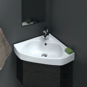 Turkuaz Seramik 46x46 cm Turkuaz Cerastyle Arda Köşe Mini Lavabo