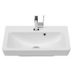 Turkuaz Seramik 55x38 cm Cerastyle Porto Etajer Uyumlu Lavabo