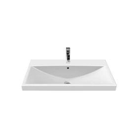 Turkuaz Seramik 70x45 cm Cerastyle Elite Etajer Uyumlu Damlalıklı Lavabo