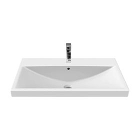 Turkuaz Seramik 70x45 cm Cerastyle Elite Etajer Uyumlu Damlalıklı Lavabo