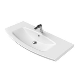 Turkuaz Seramik 90x51 cm Cerastyle Plus Etajer Uyumlu Banyo Lavabo