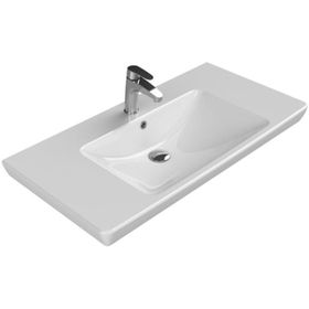 Turkuaz Seramik 95x48 cm Cerastyle Porto D Etajer Uyumlu Lavabo