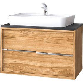 Turkuaz Seramik Cerastyle Duru Etajerli 60x40 cm Lavabo