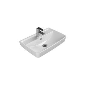 Turkuaz Seramik Cerastyle Duru Etajerli 60x40 cm Lavabo