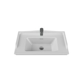 Turkuaz Seramik Cerastyle Kapadokya 80 cm Etajerli Lavabo