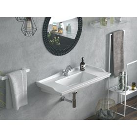 Turkuaz Seramik Cerastyle Kapadokya 80 cm Etajerli Lavabo
