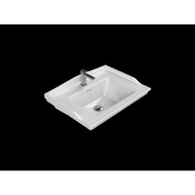 Turkuaz Seramik Cerastyle Kapadokya 80 cm Etajerli Lavabo