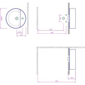 Turkuaz Smartedge 45x45 cm Kare Lavabo