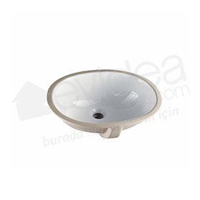 Turkuaz Tezgah Altı 55 cm Lavabo