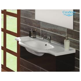 Turkuaz Yeni Klasik Etajerli 100 cm Lavabo