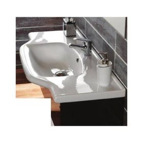 Turkuaz Yeni Klasik Etajerli 100 cm Lavabo