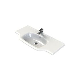 Turkuaz Yeni Klasik Etajerli 100 cm Lavabo
