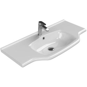 Turkuaz Yeni Klasik Etajerli 100 cm Lavabo