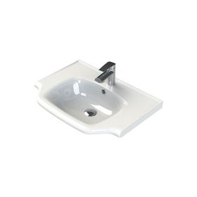 Turkuaz Yeni Klasik Etajerli 65 cm Lavabo