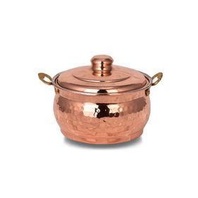 Turna Bakır 3 no 14 cm Kırmızı Mini Güveç Tencere
