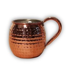 Turna Bakır TURNA0454-1 360 ml Luna Kırmızı Düz Bardak