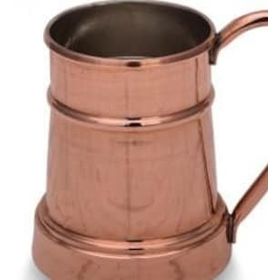 Turna Bakır TURNA0455-1 600 ml Debito Kırmızı Düz Bardak
