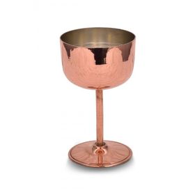 Turna Bakır TURNA0457-1 No: 2 400 ml Vino Kırmızı Düz Kadeh