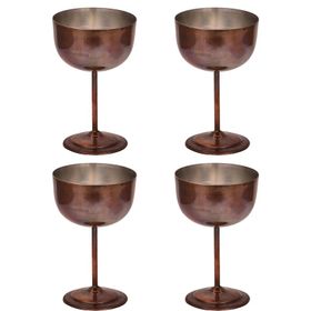 Turna Bakır TURNA0457-2 No: 2 400 ml Vino Nikel Düz Kadeh