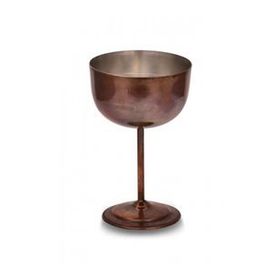 Turna Bakır TURNA0457-3 No: 2 400 ml Vino Oksit Düz Kadeh