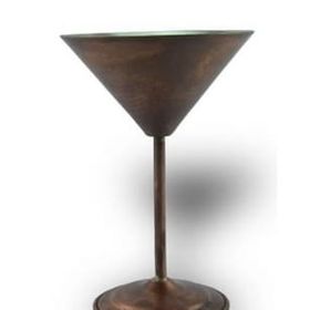 Turna Bakır TURNA0459-3 250 ml Martini Oksit Düz Kadeh