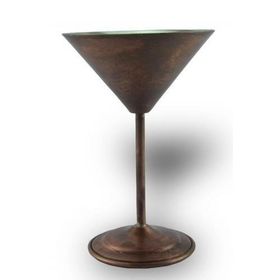 Turna Bakır TURNA0459-3 250 ml Martini Oksit Düz Kadeh