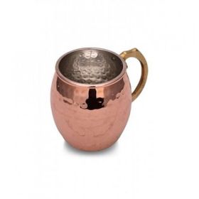 Turna Bakır TURNA0466-1 550 ml Riva Kırmızı El Dövme Bardak