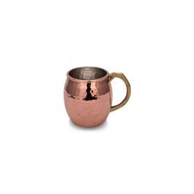 Turna Bakır TURNA0466-1 550 ml Riva Kırmızı El Dövme Bardak