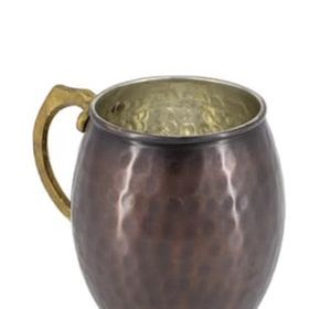 Turna Bakır TURNA0466-3 550 ml Riva Oksit El Dövme Bardak