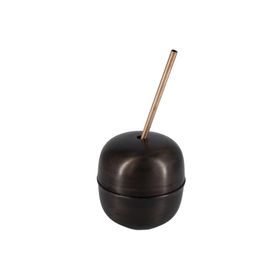 Turna Bakır TURNA0485-3 250 ml Apple Cocktail Oksit Düz Pipetli Bardak