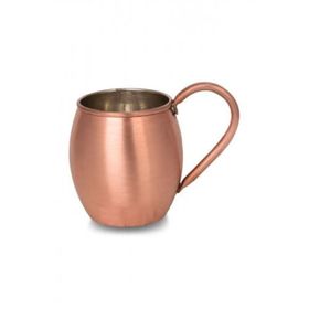 Turna Bakır TURNA0493-4 500 ml Moscow Mule Skoç Düz Bardak