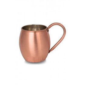 Turna Bakır TURNA0493-4 500 ml Moscow Mule Skoç Düz Bardak